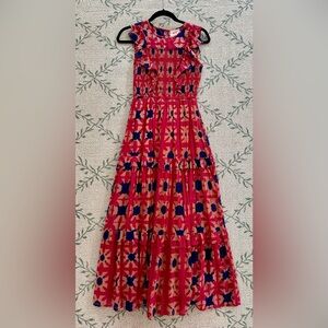 Banjanan cotton print tiered dress with flutter sleeves. Size women’s XS. Unworn